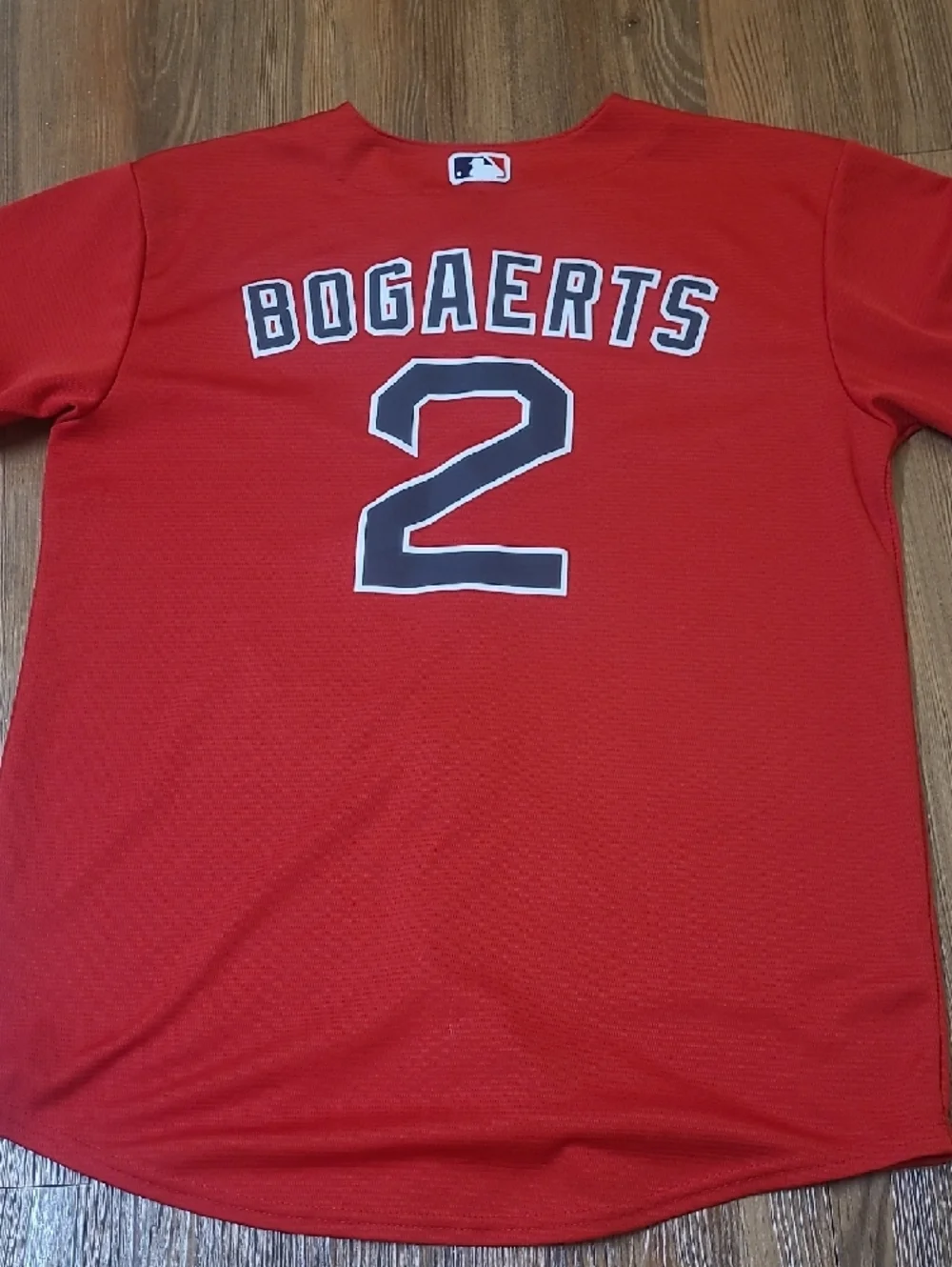 Nike Red Boston 'RED SOX' Button-Front Baseball Jersey - Picture 11 of 16